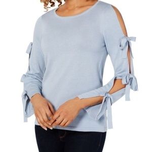 CeCe Bow Sleeve Sweater